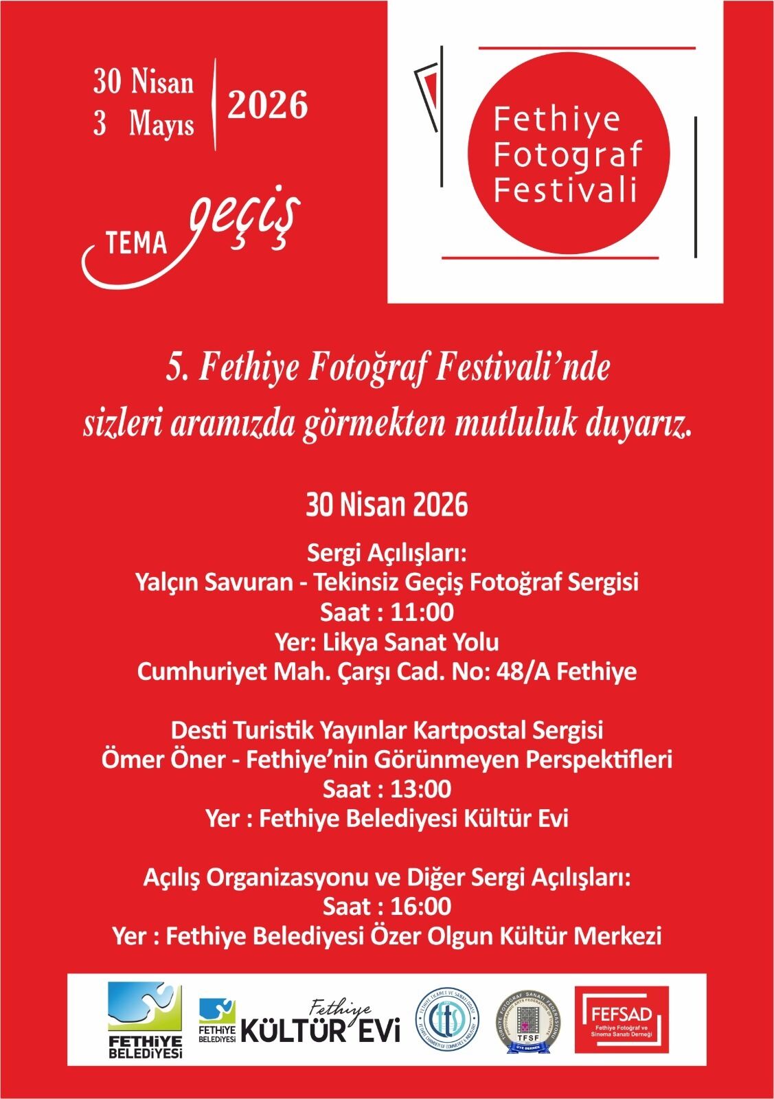 Fethiye, Sanat ve Fotoğrafla Buluşuyor