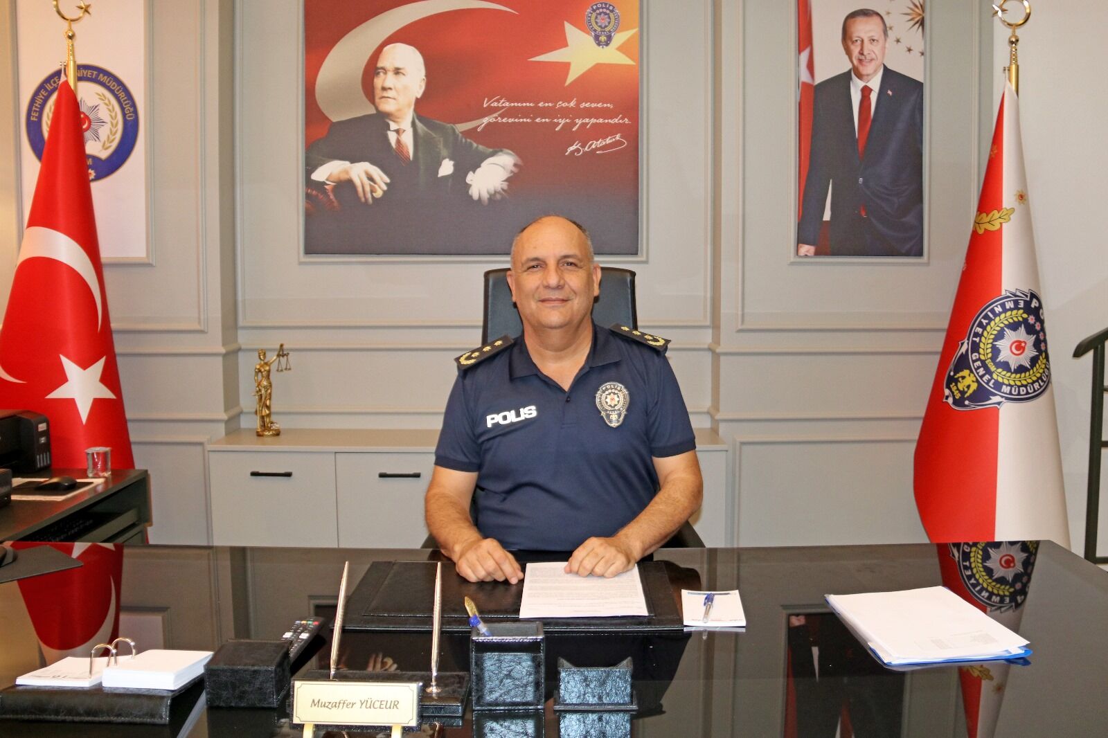Fethiye TV’den Müdür Yüceur’a “Hayırlı Olsun” Ziyareti