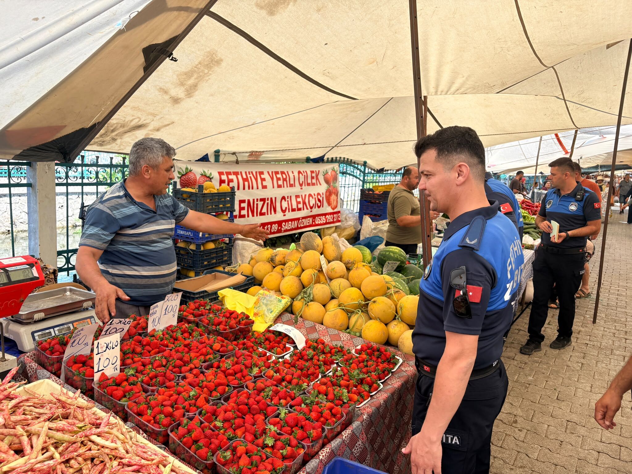 Fethiye Üretici Pazarı’nda Sıkı Denetim
