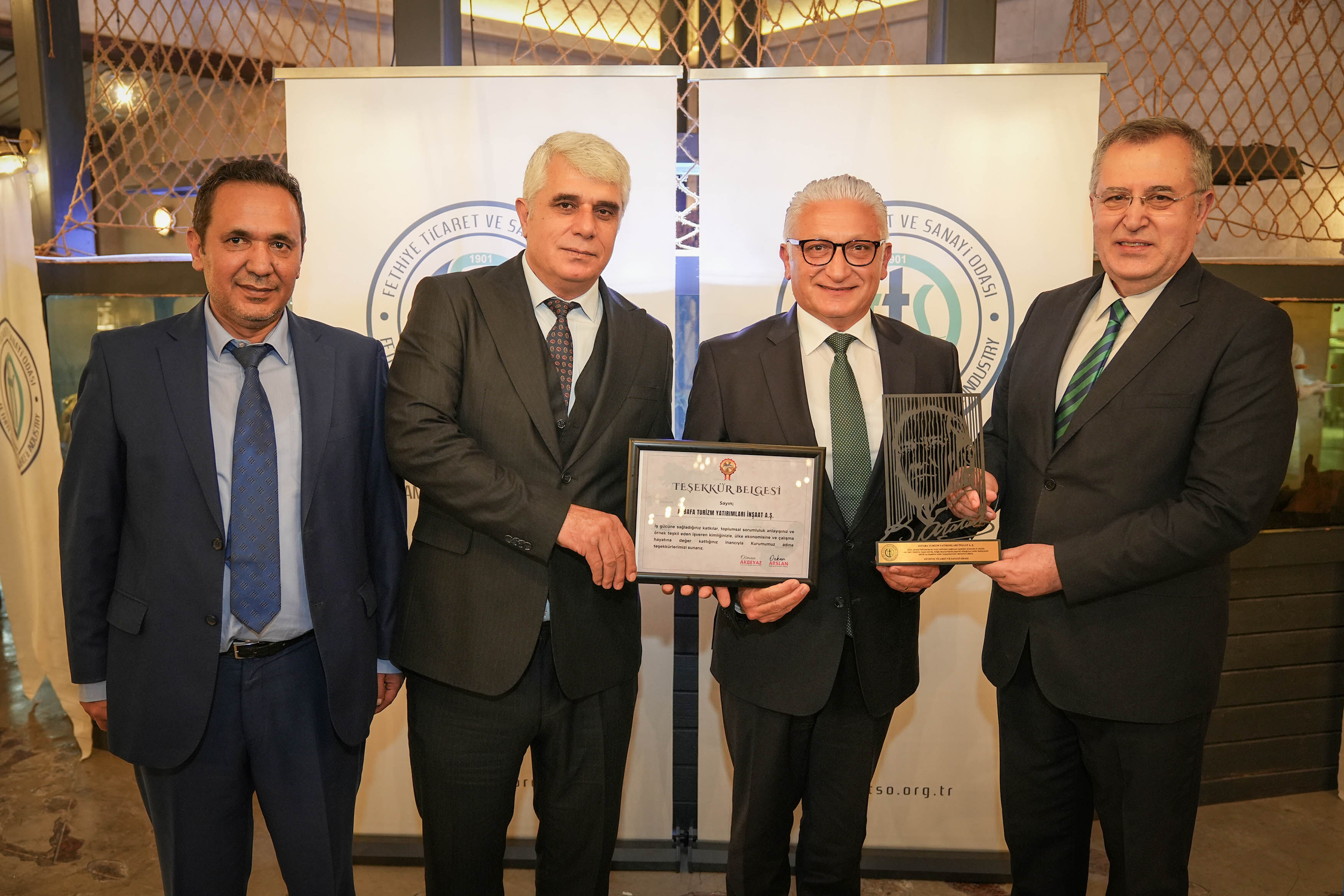 Fethiye Vergi Ve İstihdam Rekortmenlerine Teşekkür
