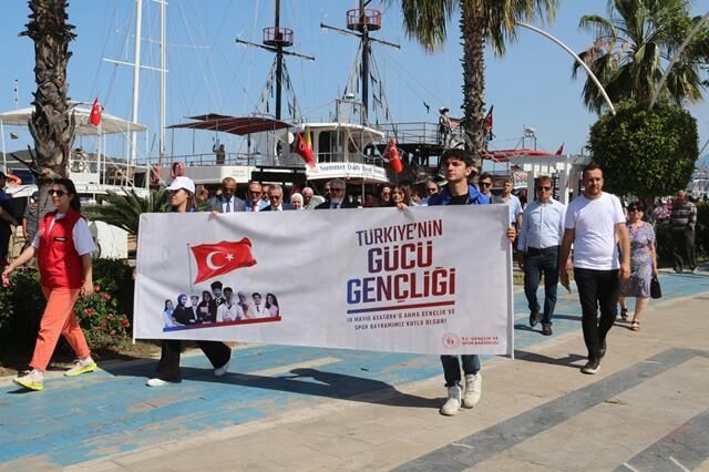 Fethiye’de 19 Mayıs Coşkusu Tören ve Etkinliklerle Kutlandı