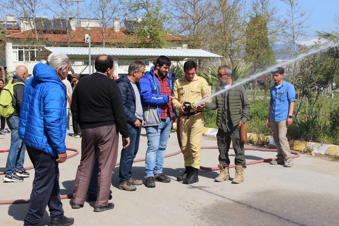 Fethiye’de 47 Gönüllüye Yangın Eğitimi Verildi