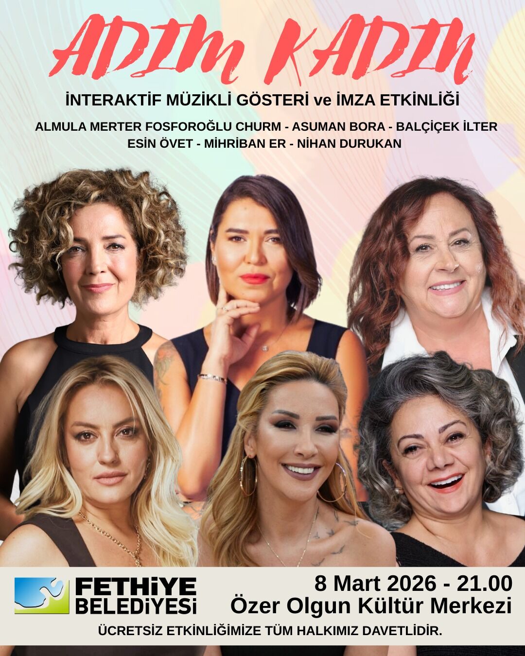 Fethiye’de 8 Mart Dünya Kadınlar Günü Etkinliklerle Kutlanacak