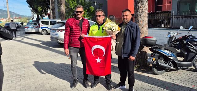 Fethiye’de 8 Yıl Görev Yapan Trafik Polisi Hayrullah Kılıç Emekli Oldu