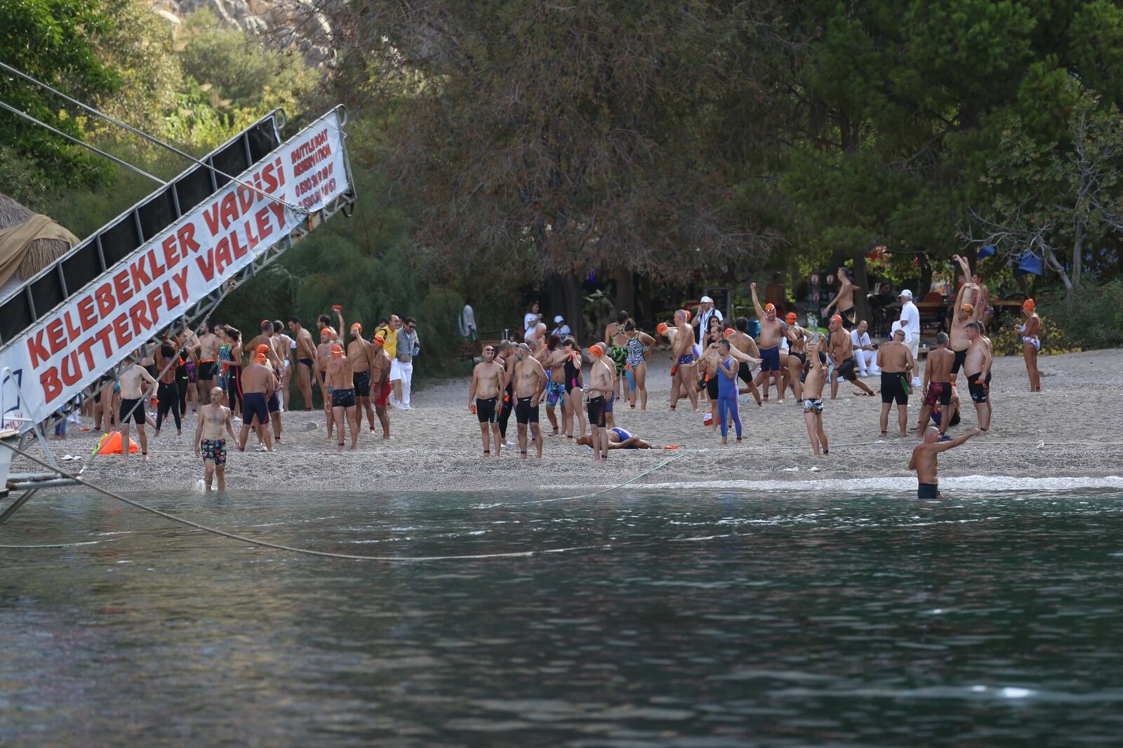 Fethiye’de Açık Su Yüzme Yarışı Büyük İlgi Gördü