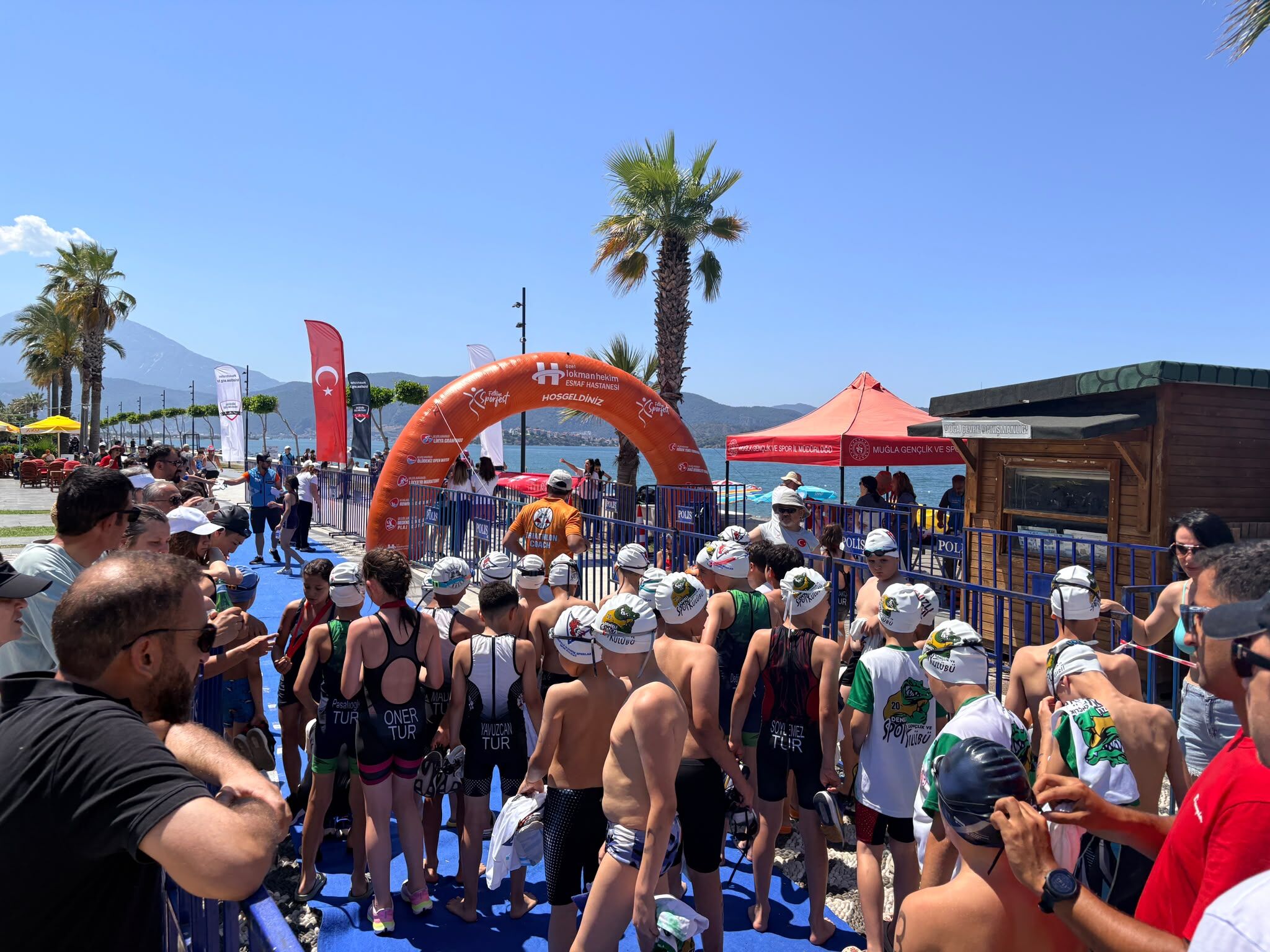 Fethiye’de Aquatlon Bölge Şampiyonası Start Aldı