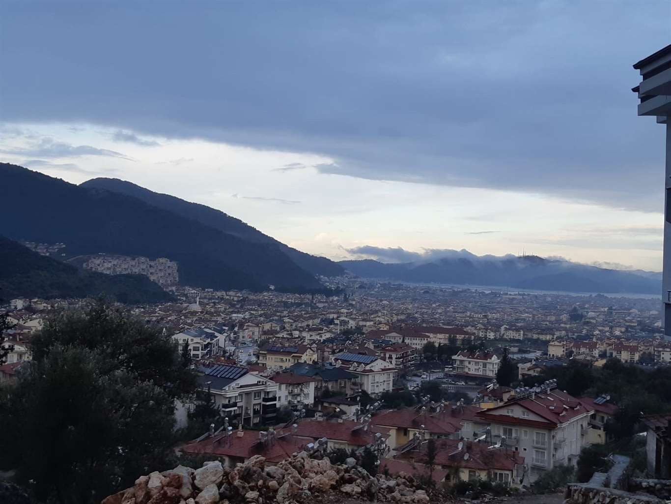 Fethiye'de Beklenen Yağış Geldi