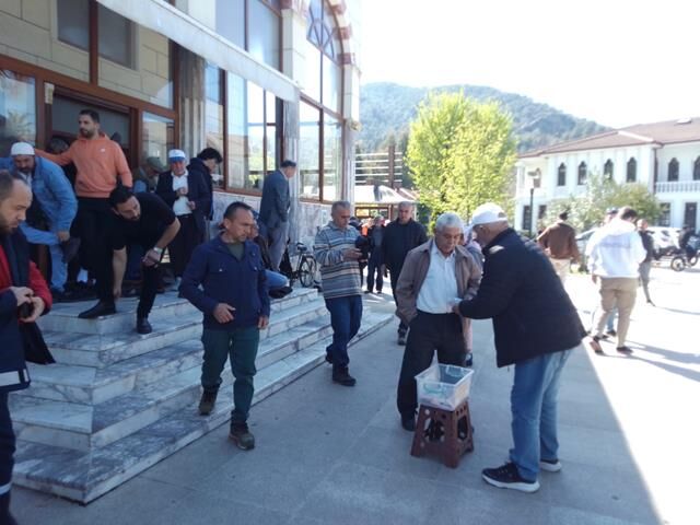 Fethiye’de Camilerde Gazzeliler İçin Yardım Toplandı
