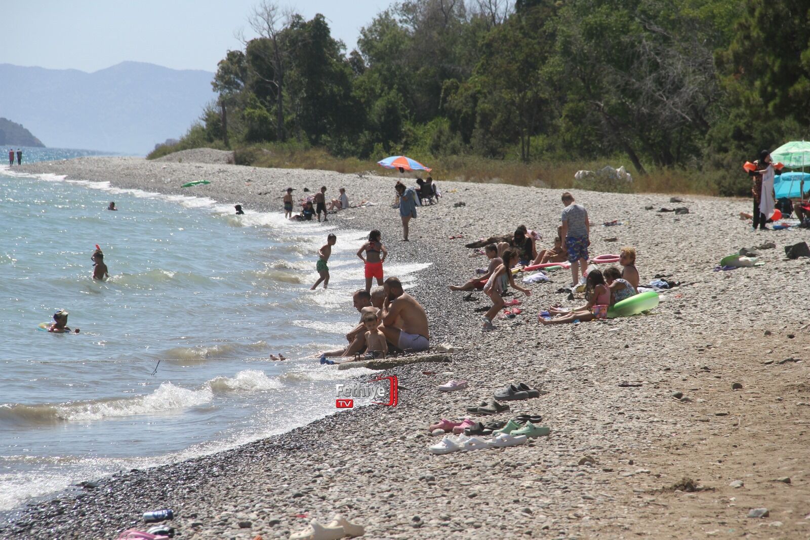 Fethiye'de Cebini Düşünen Akmaz Plajı’na Gidiyor