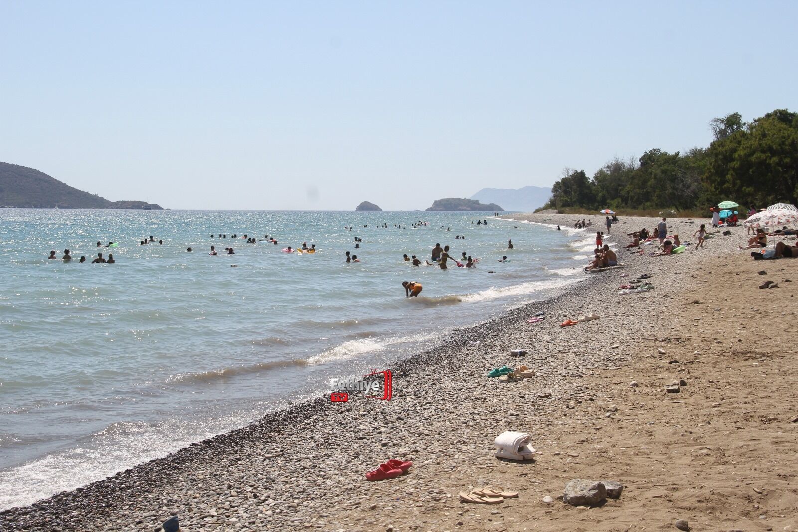 Fethiye'de Cebini Düşünen Akmaz Plajı’na Gidiyor