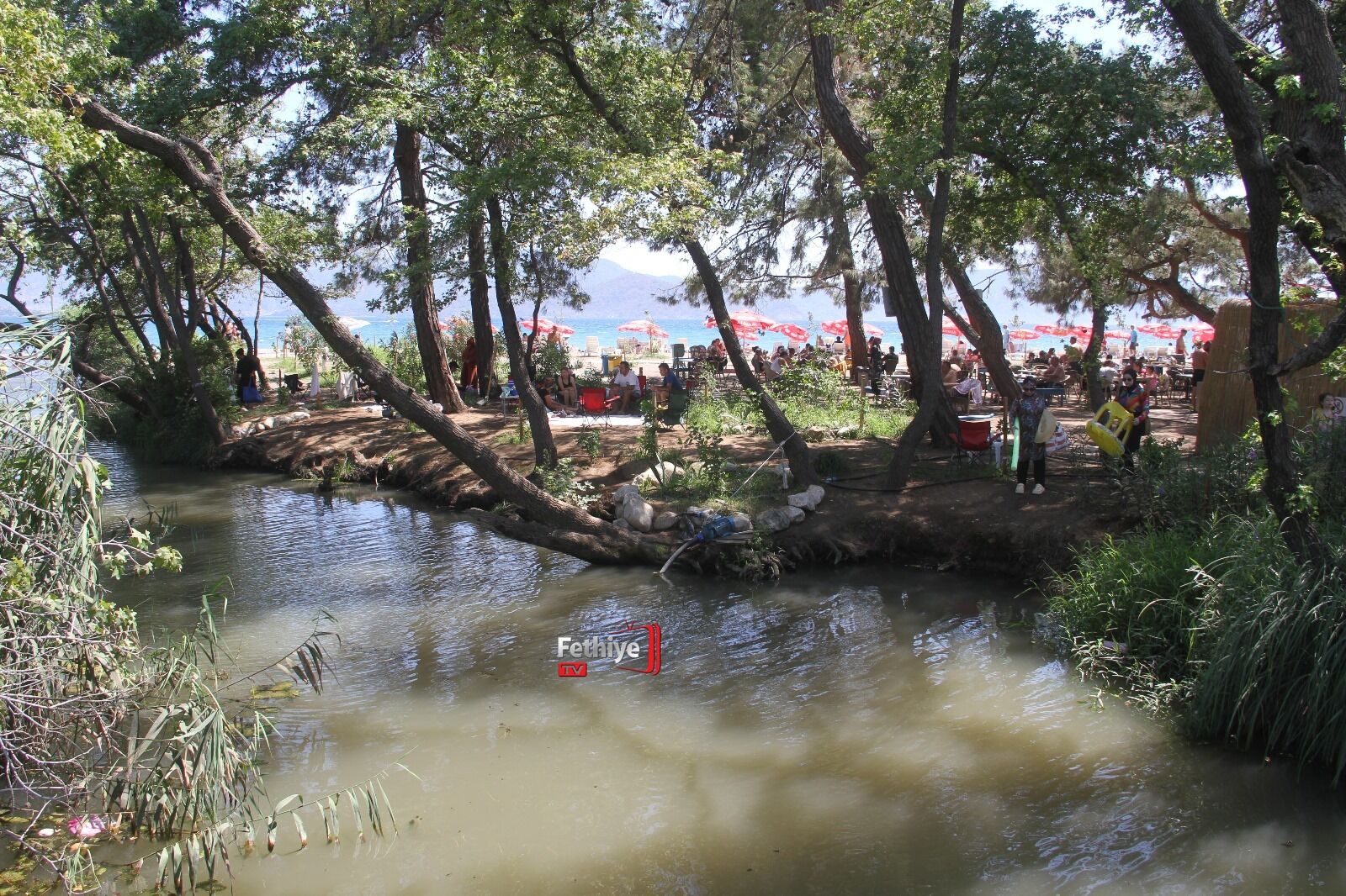 Fethiye'de Cebini Düşünen Akmaz Plajı’na Gidiyor