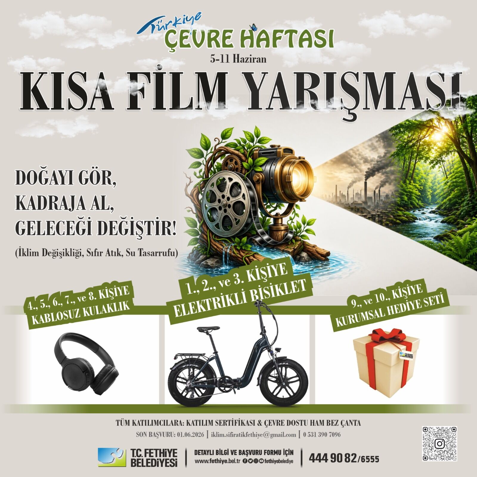 Fethiye’de Çevre Haftasına Özel Yarışmalar