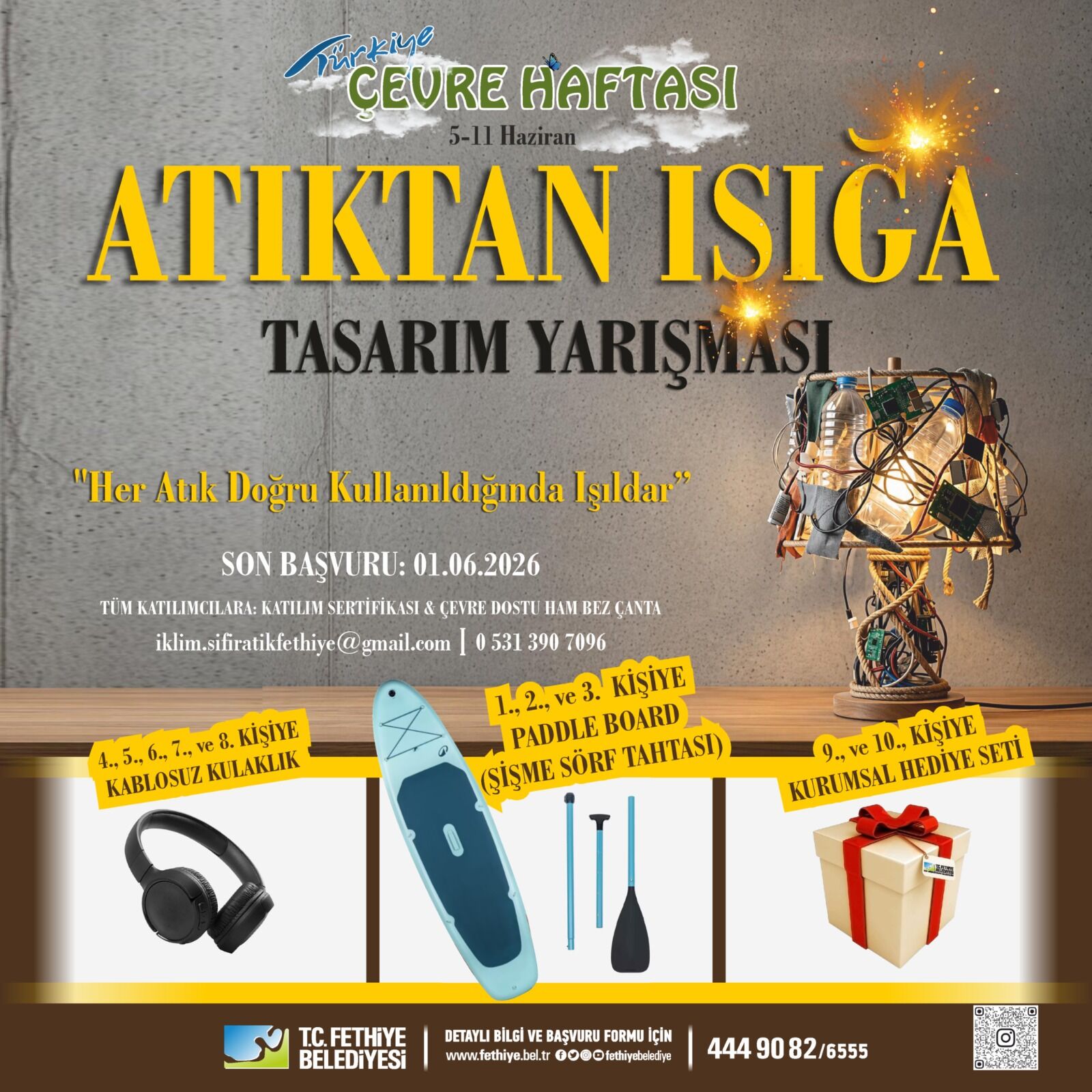 Fethiye’de Çevre Haftasına Özel Yarışmalar
