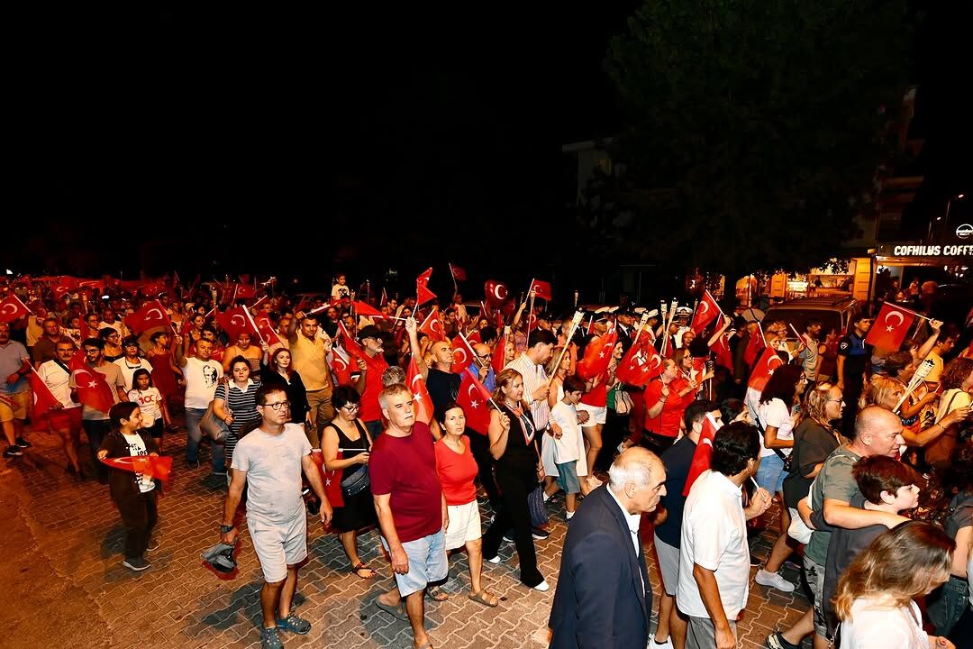 Fethiye’de Coşkulu Zafer Bayramı Kutlaması