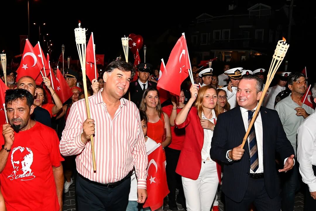 Fethiye’de Coşkulu Zafer Bayramı Kutlaması