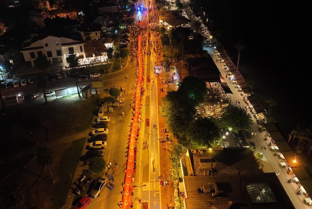Fethiye’de Coşkulu Zafer Bayramı Kutlaması
