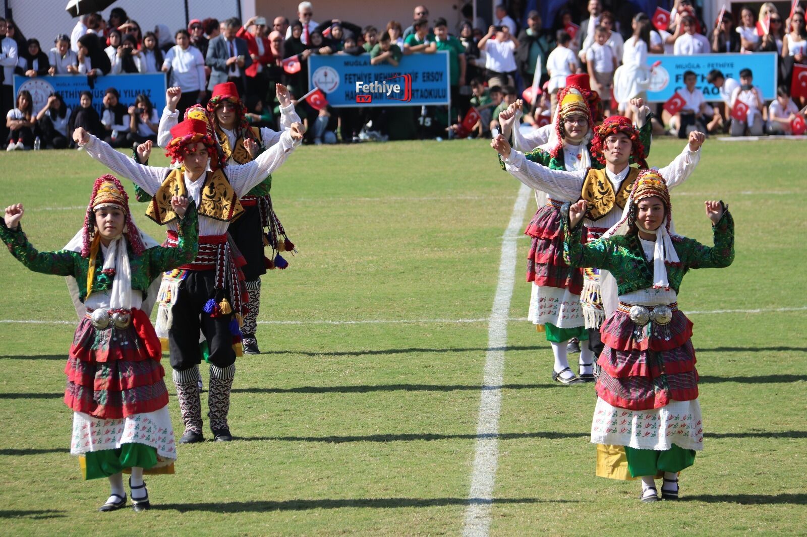 Fethiye’de Cumhuriyet Bayramı Töreni Coşkulu Geçti