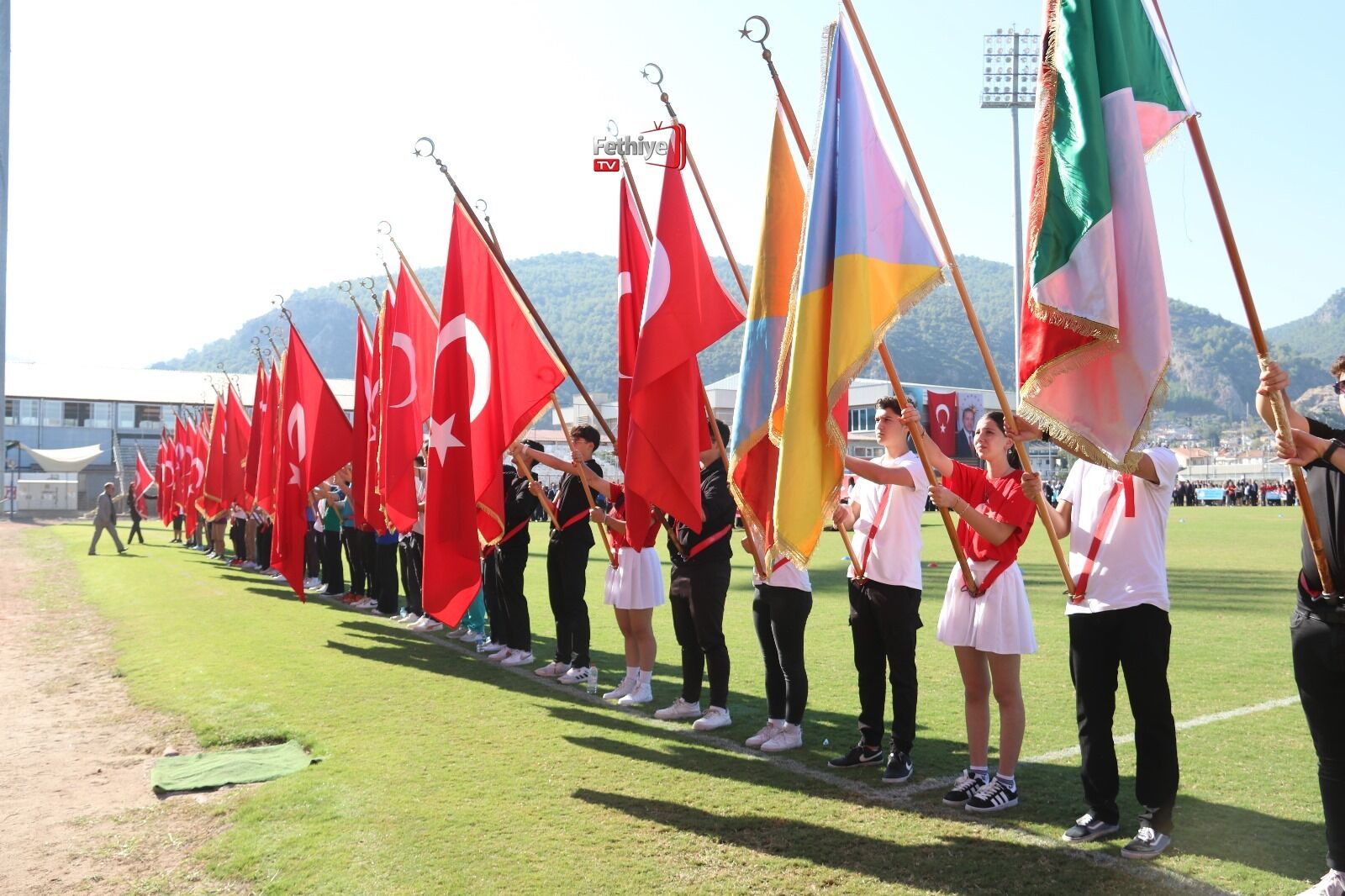 Fethiye’de Cumhuriyet Bayramı Töreni Coşkulu Geçti