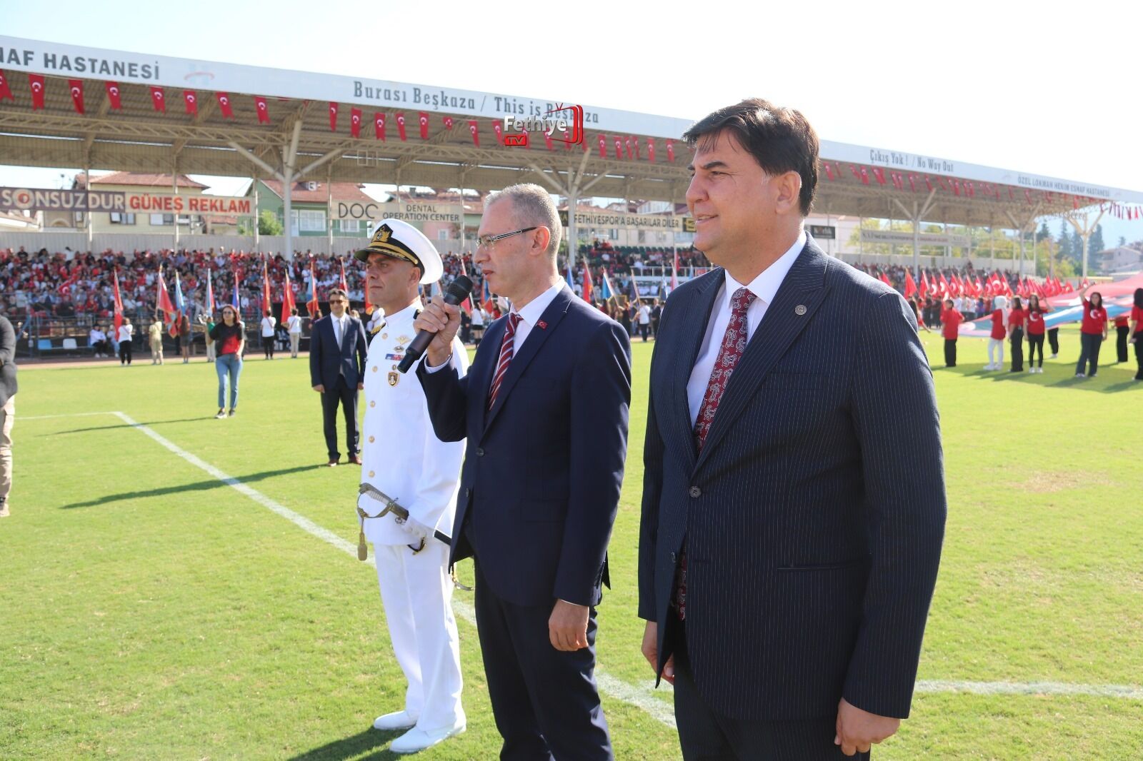 Fethiye’de Cumhuriyet Bayramı Töreni Coşkulu Geçti