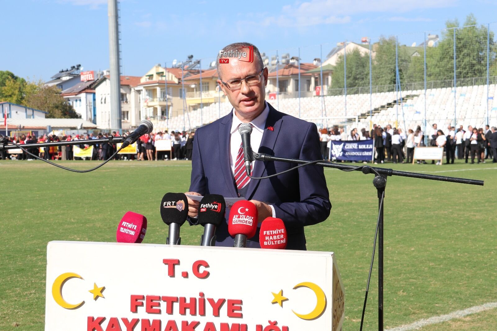 Fethiye’de Cumhuriyet Bayramı Töreni Coşkulu Geçti