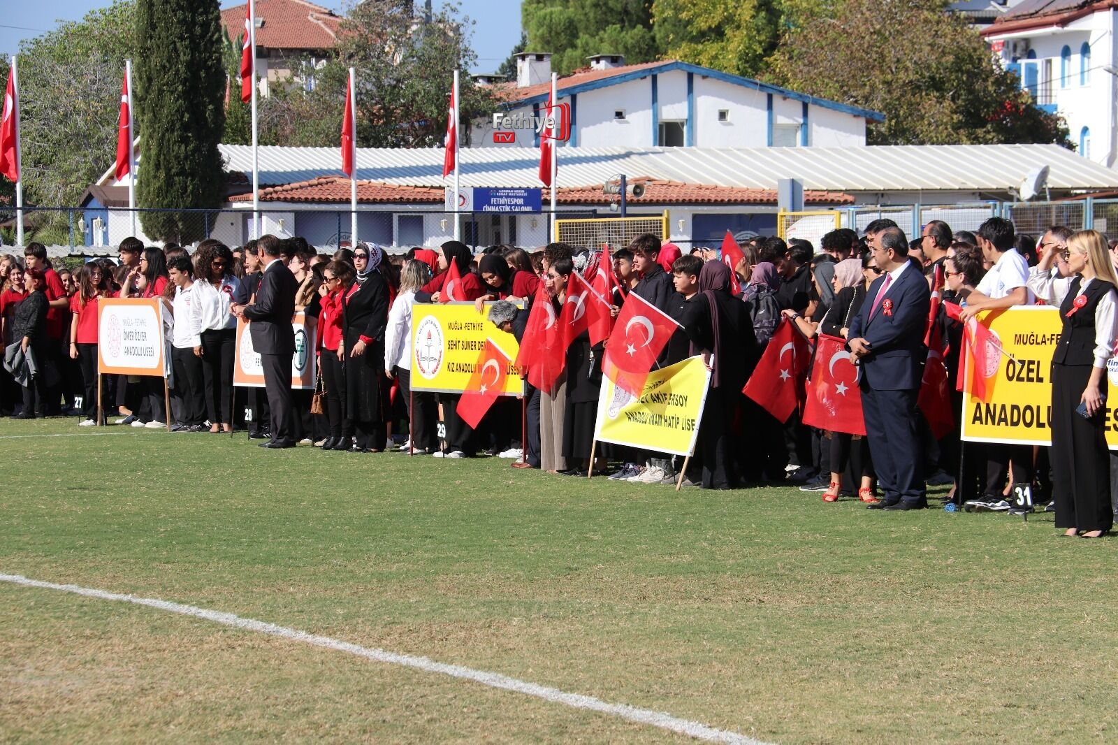Fethiye’de Cumhuriyet Bayramı Töreni Coşkulu Geçti