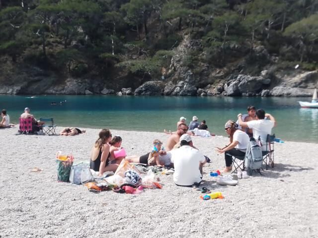 Fethiye Sahillerinde Yoğunluk