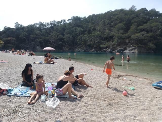 Fethiye Sahillerinde Yoğunluk