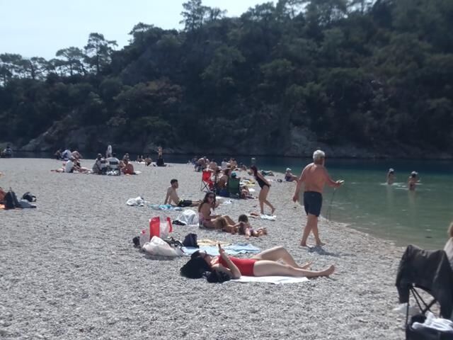 Fethiye Sahillerinde Yoğunluk