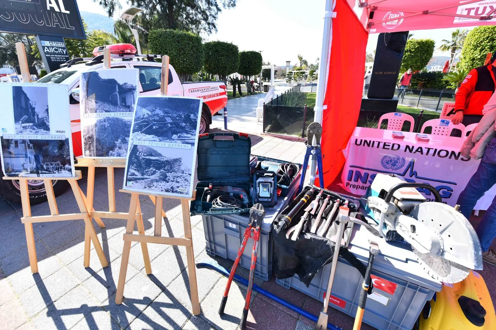 Fethiye’de Deprem Eğitimleri Sürüyor