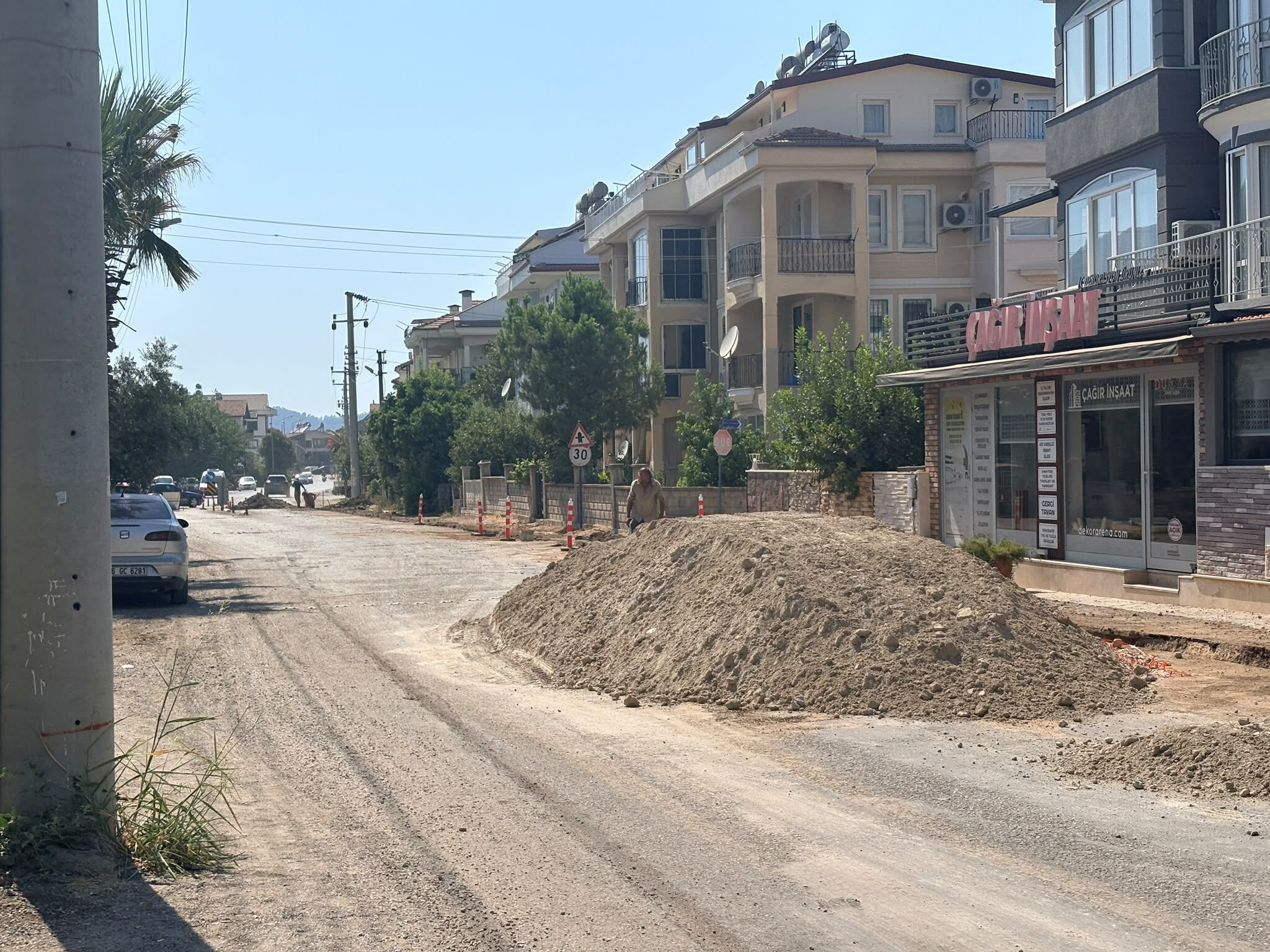 Fethiye’de Doğalgaz Altyapı Çalışmaları Başladı
