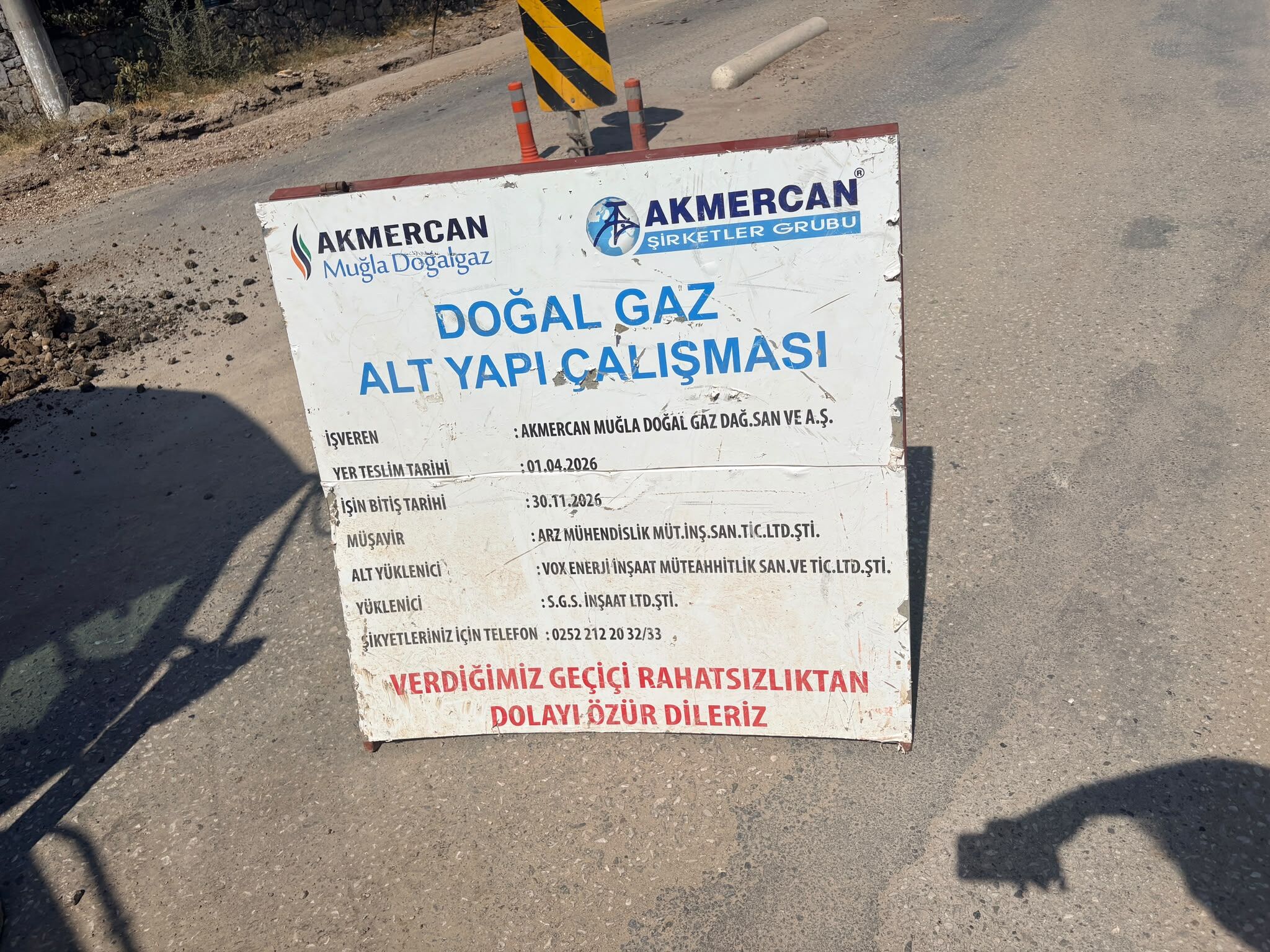 Fethiye’de Doğalgaz Altyapı Çalışmaları Başladı