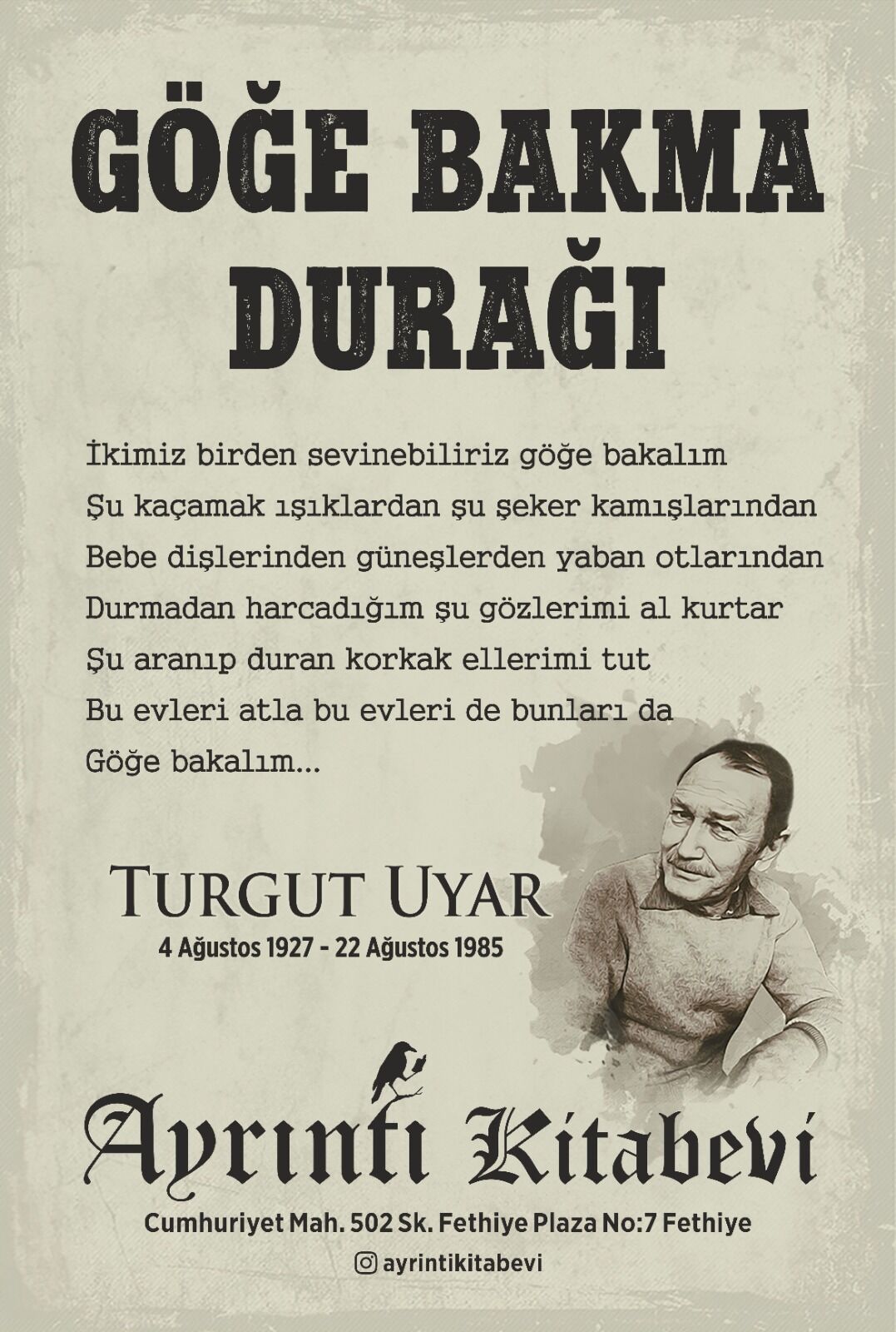 Fethiye’de Dolmuş Bekleyenlere Şiir Sürprizi