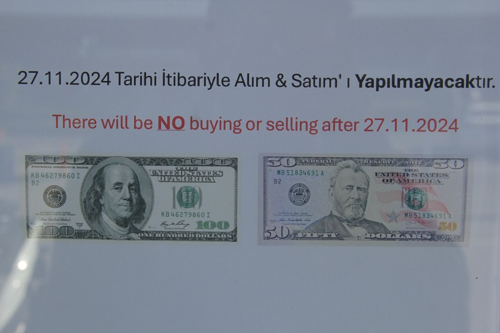 Fethiye'de Döviz Bürolarından Sahte 50 ve 100 Dolar Tehlikesine Karşı Önlem