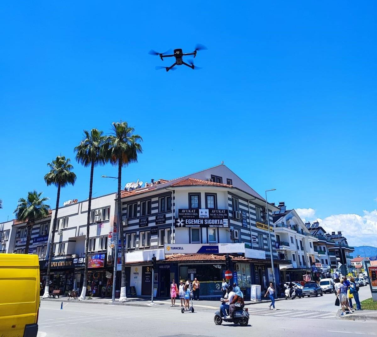 Fethiye’de Drone İle Denetim: 18 Sürücüye 102 Bin 500 TL Ceza