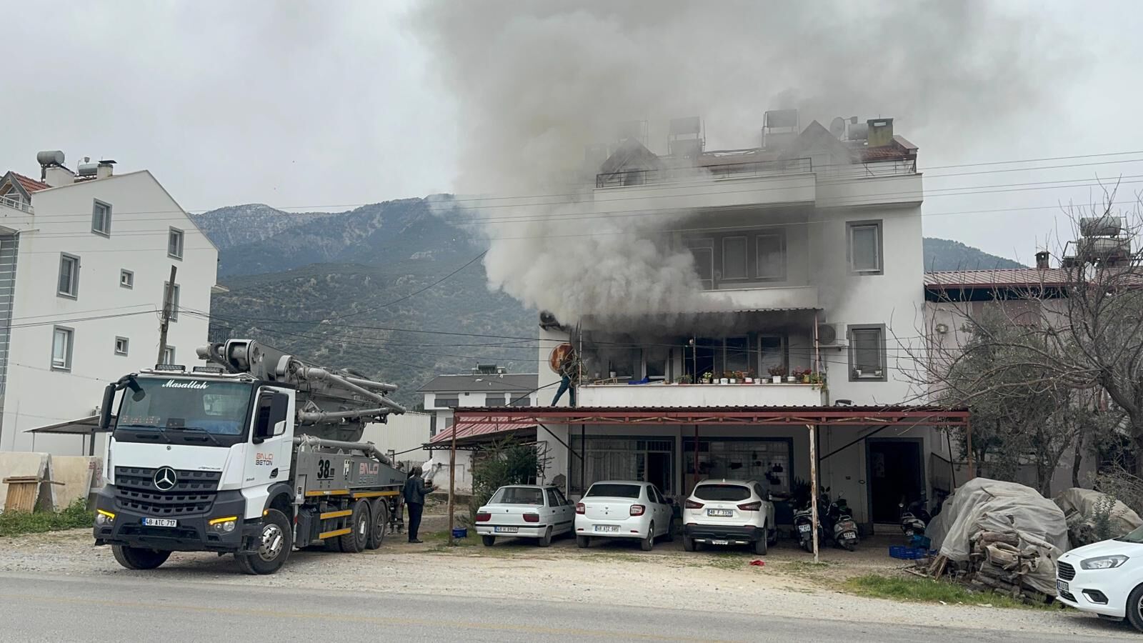 Karaçulha’da Ev Yangını