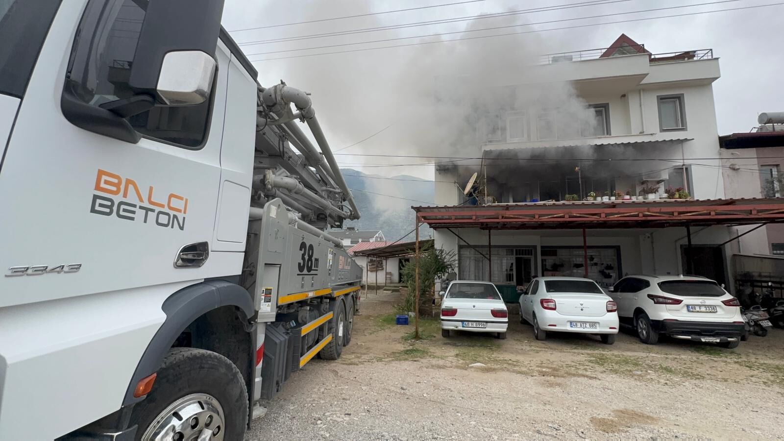 Karaçulha’da Ev Yangını