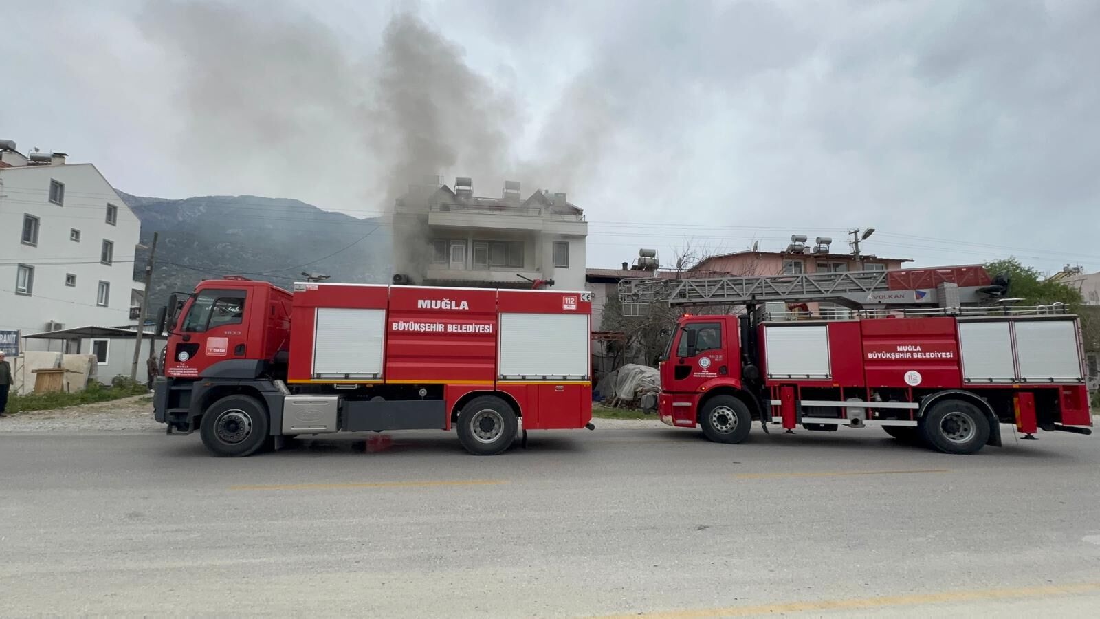 Karaçulha’da Ev Yangını