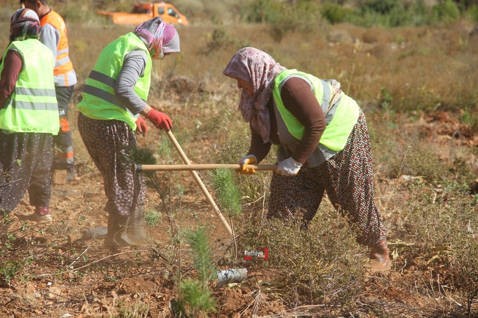 Fethiye’de Geleceğe Nefes İçin 5 Bin Fidan Toprakla Buluştu