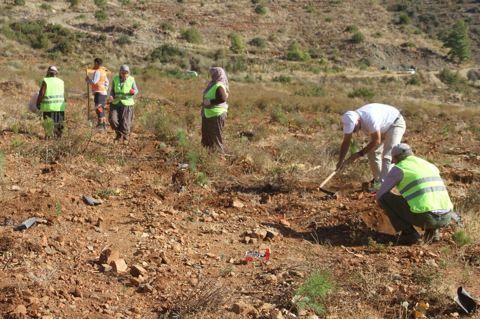 Fethiye’de Geleceğe Nefes İçin 5 Bin Fidan Toprakla Buluştu