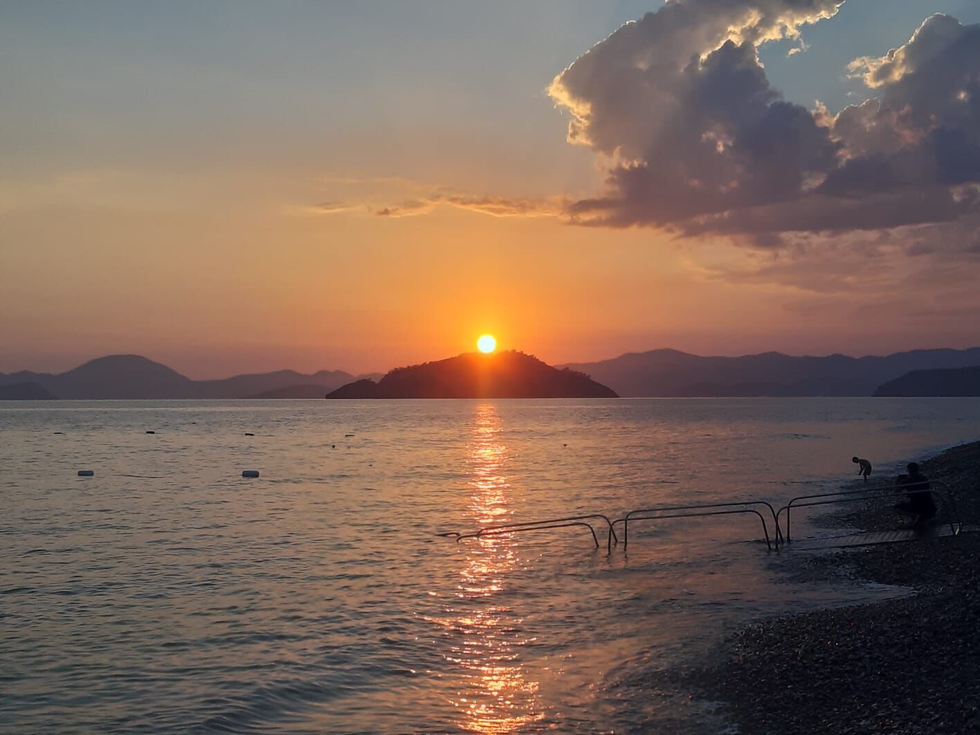 Fethiye'de Gün Batımında Kartpostallık Görüntüler