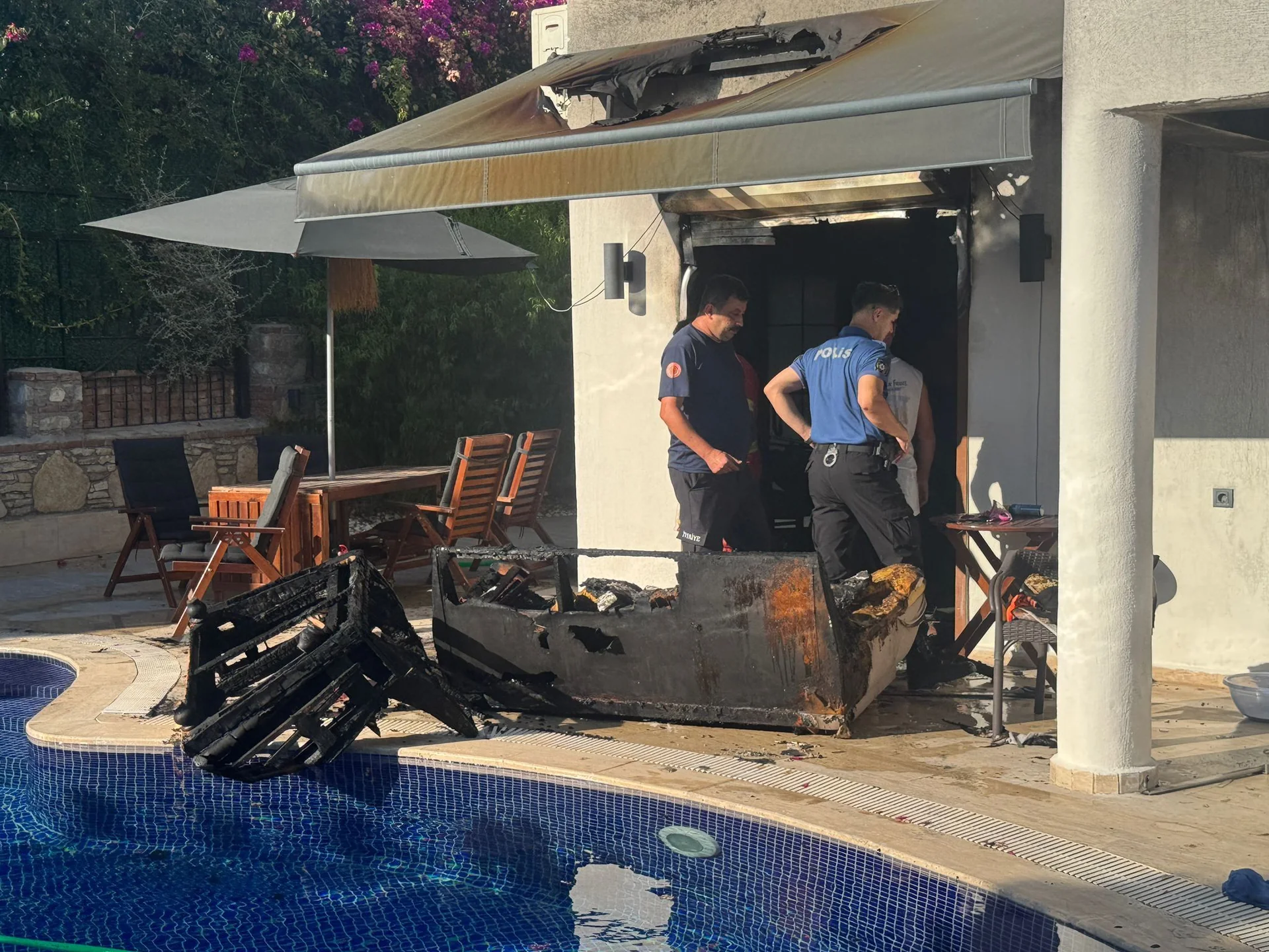 Fethiye’de Kiralık Villada Yangın Paniği