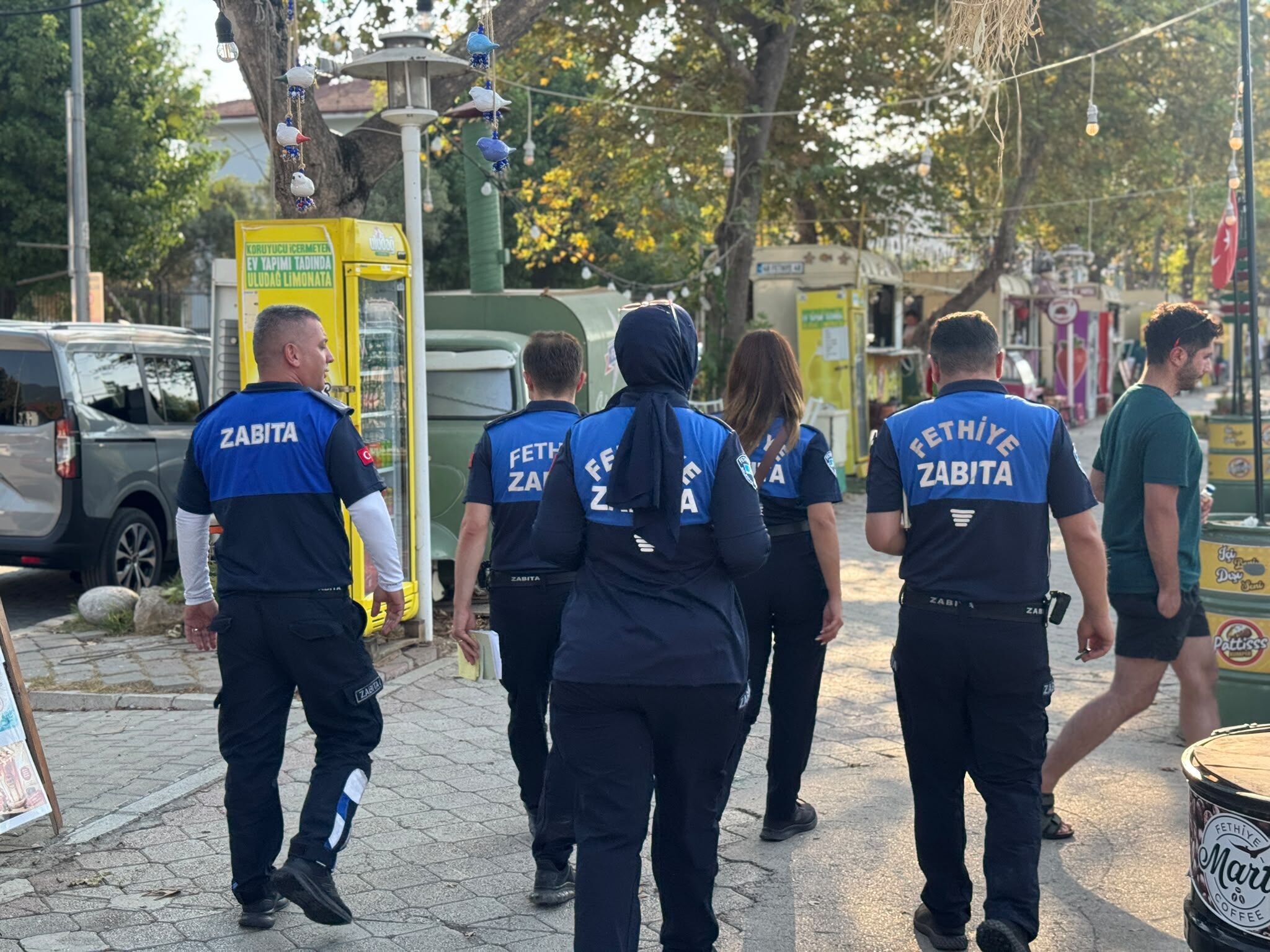 Fethiye'de "Lezzet Sokağı"na Kaldırım İşgali Denetimi