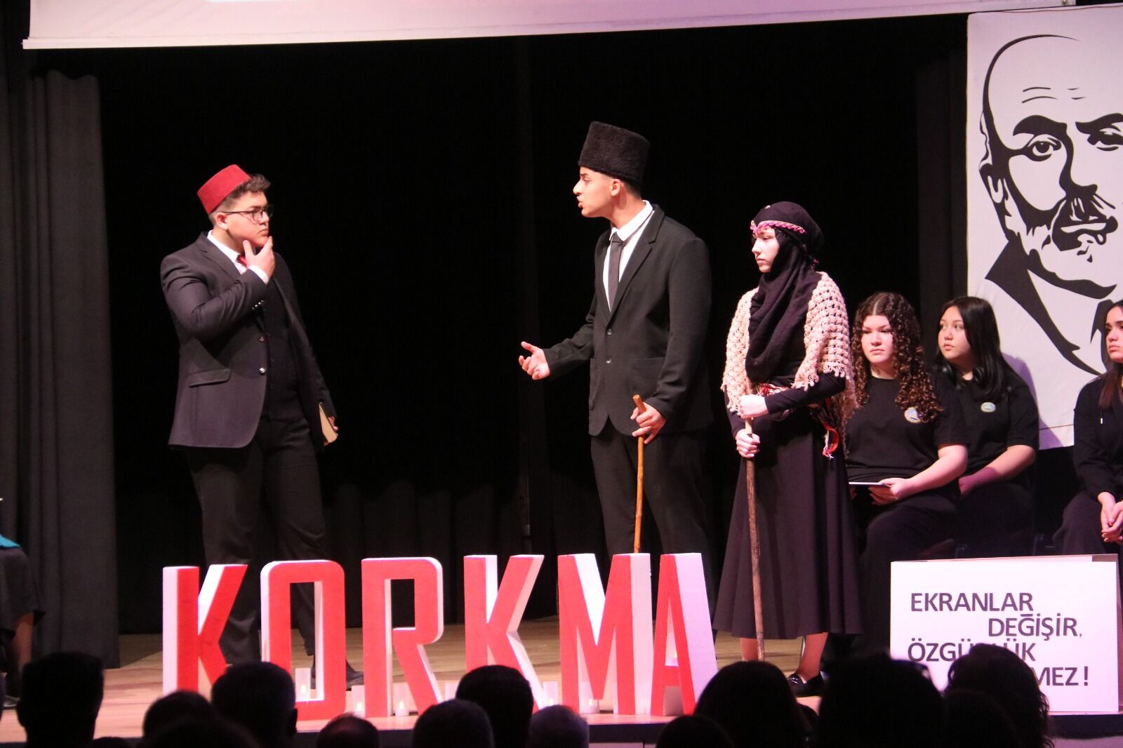 Fethiye’de Mehmet Akif Ersoy Ve İstiklal Marşı Unutulmadı