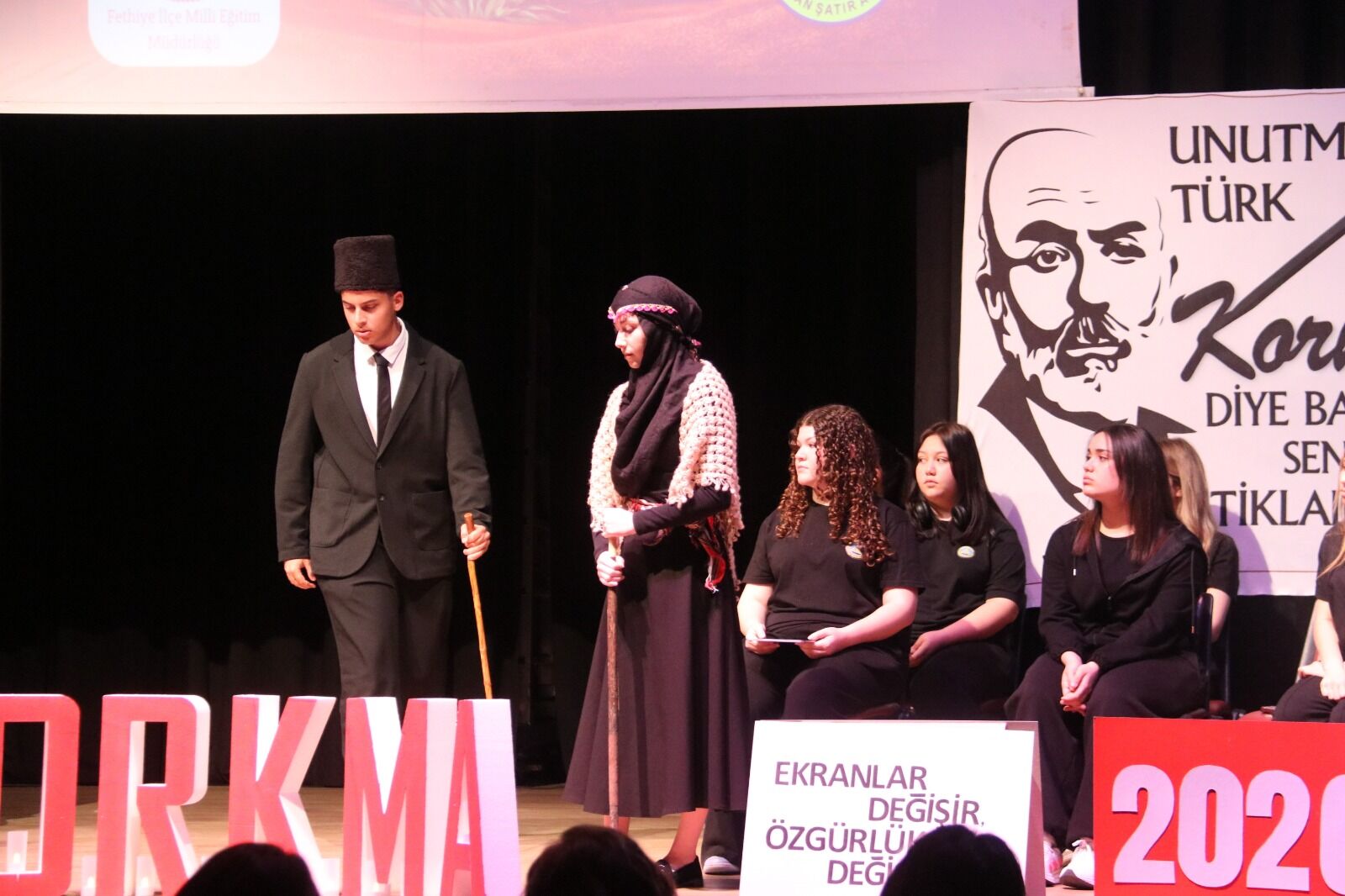 Fethiye’de Mehmet Akif Ersoy Ve İstiklal Marşı Unutulmadı