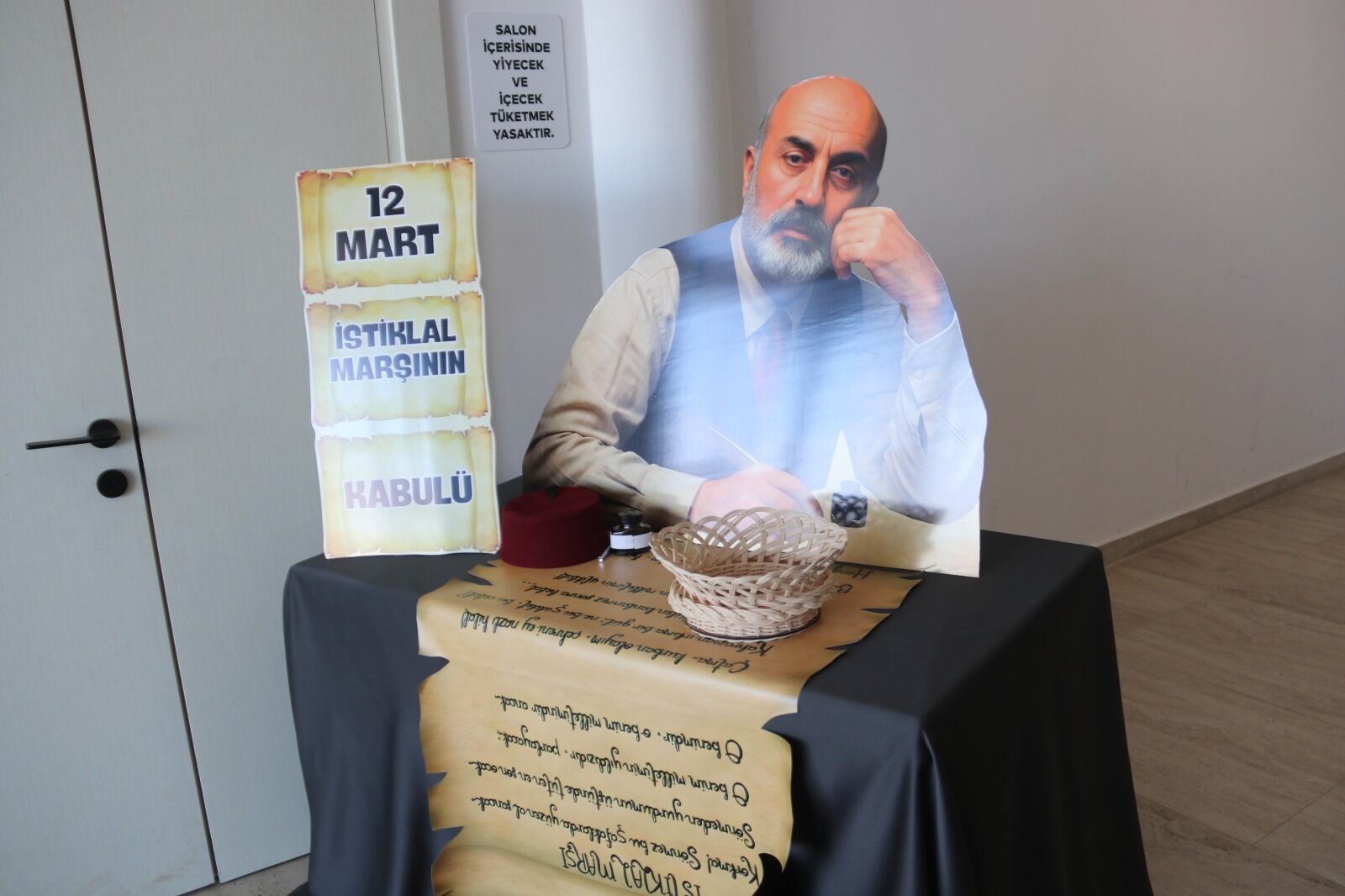 Fethiye’de Mehmet Akif Ersoy Ve İstiklal Marşı Unutulmadı