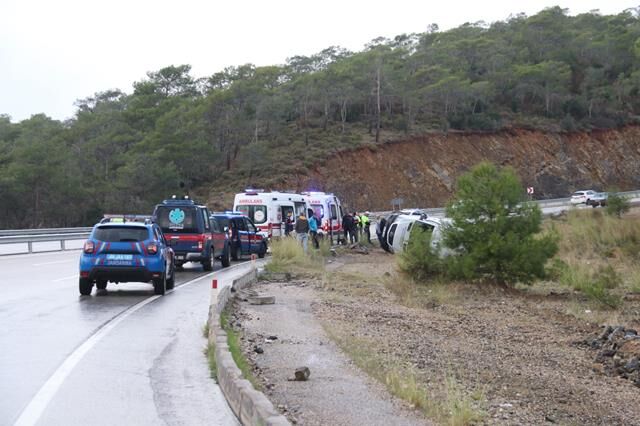 Fethiye’de Minibüs Devrildi: 7 Kişi Hafif Yaralandı