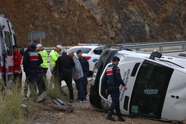Fethiye’de Minibüs Devrildi: 7 Kişi Hafif Yaralandı
