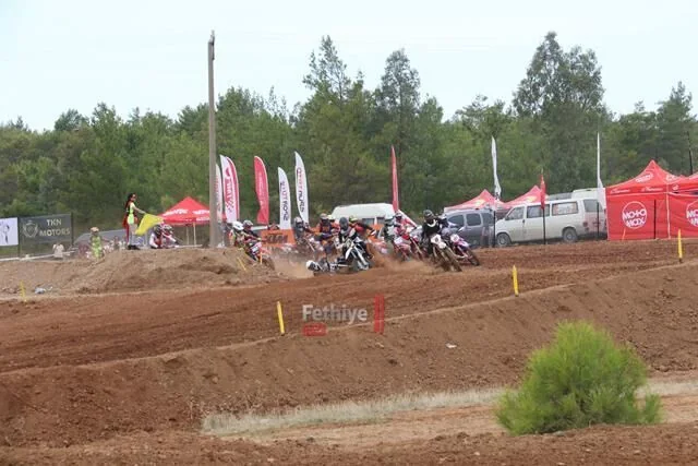 Fethiye'de Motokros Heyecanı
