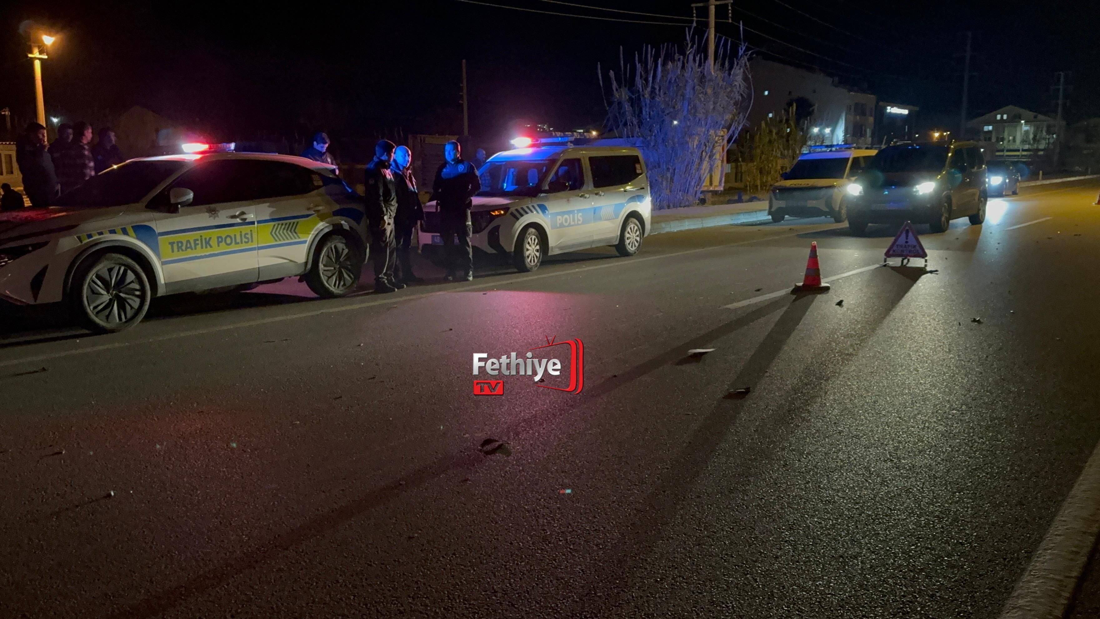 Fethiye’de Motosiklet ile Kamyonet Çarpıştı; 1 Yaralı