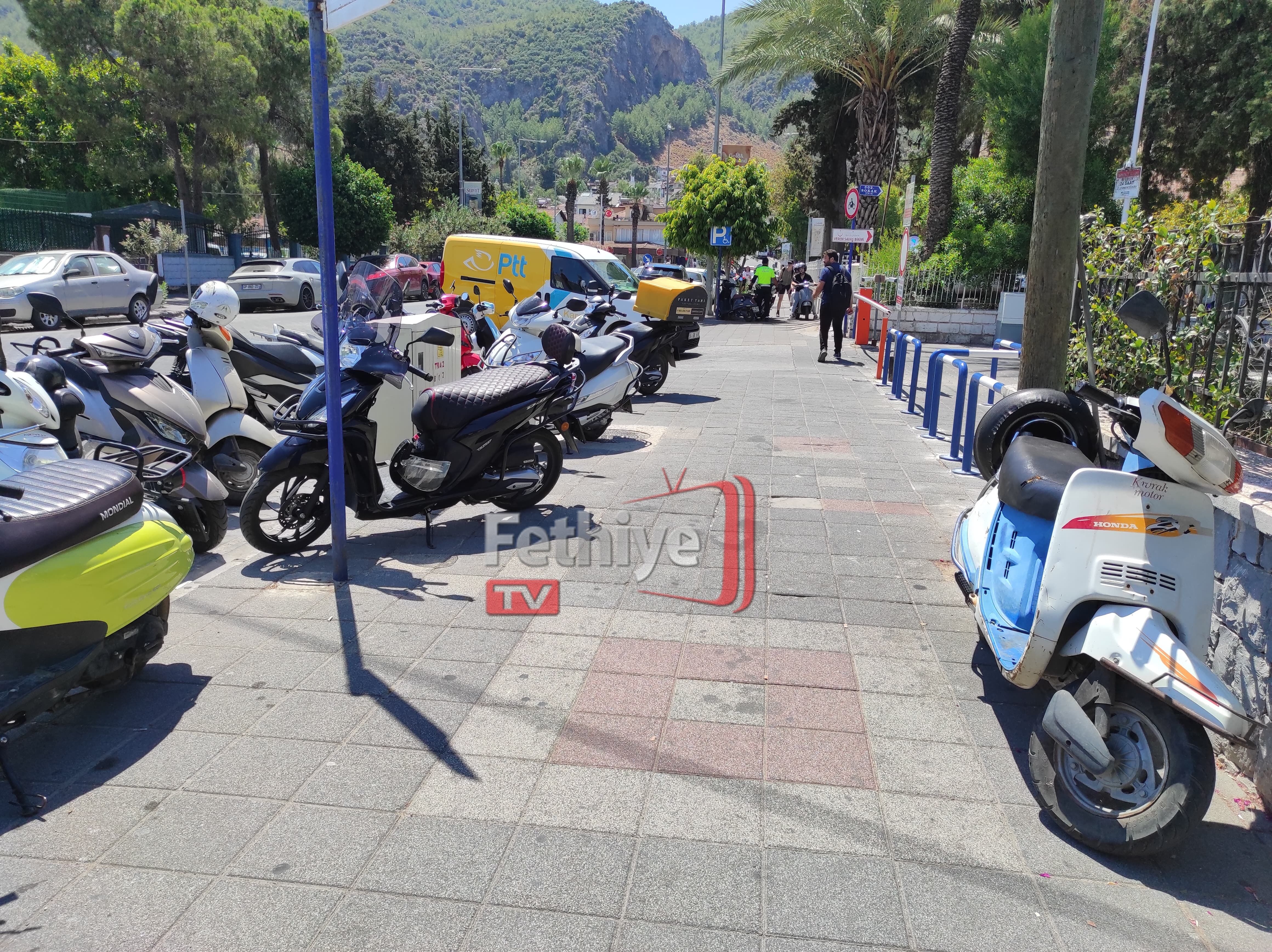 Fethiye'de Motosiklet Park Sorunu Büyüyor